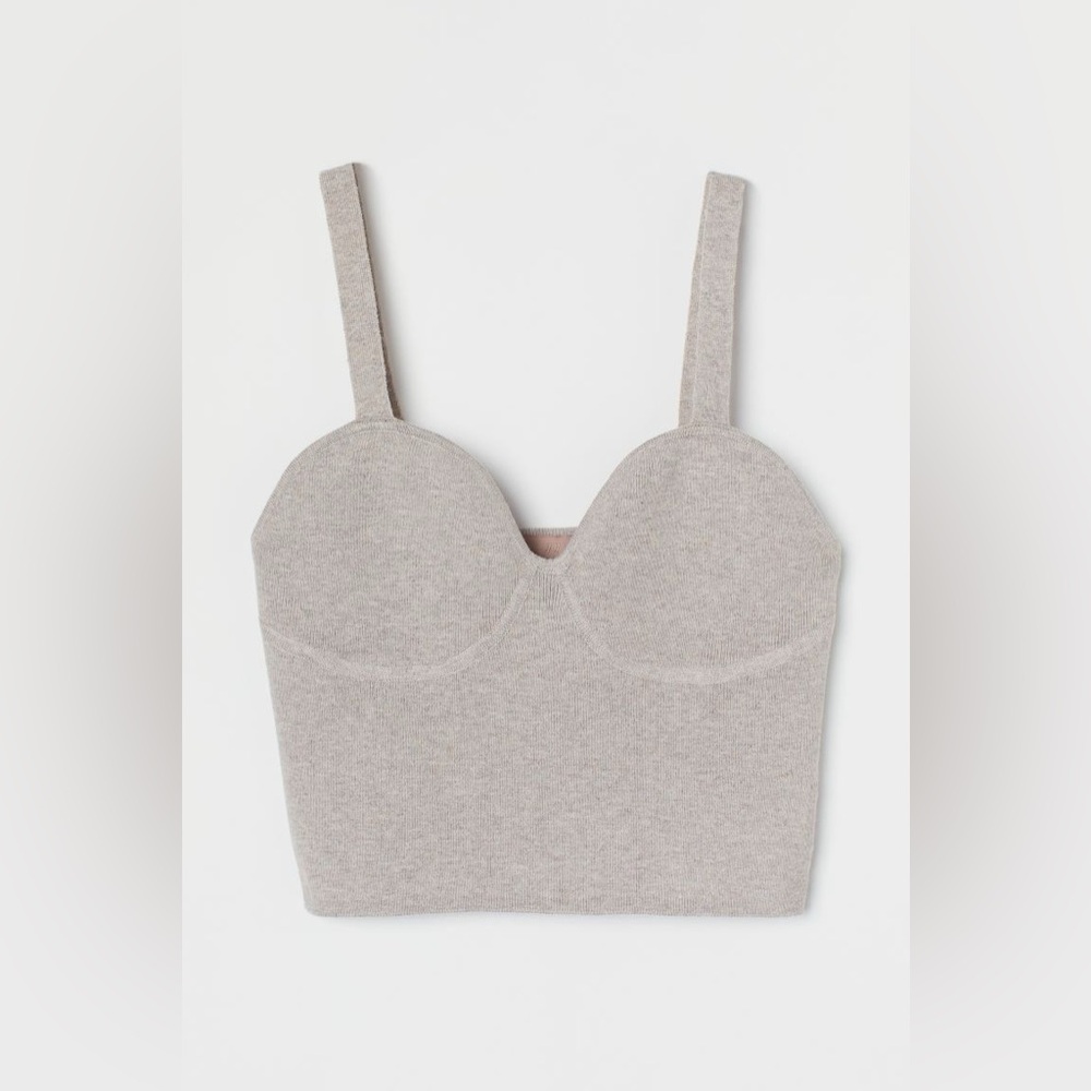 Knit Bustier Top